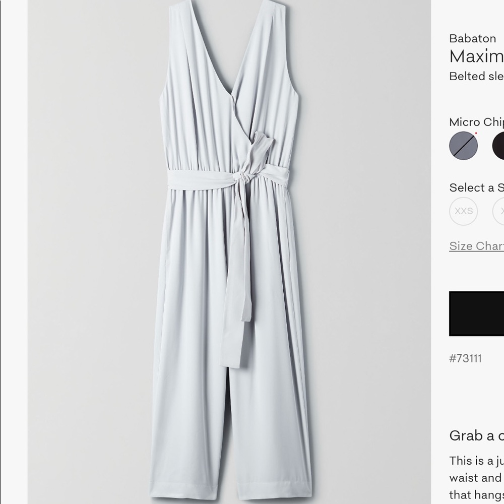 NWT Light blue jumpsuit from Aritzia (size XS)